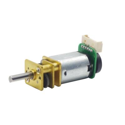 Electric Gear Motor 12v 6v 3v , 12mm N20 Gear Motor With 3 ppr / 12 cpr Encoder