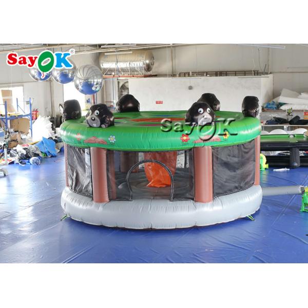 Outdoor Inflatable Games Kids Adult PVC Inflatable Whack A Mole With Air Blower