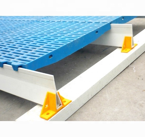 Smooth Surface Pultruded FRP Support Beam for Pig Poultry Sheep Plastic Slat Flooring
