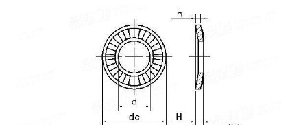 SS 304 Nfe25511 Sun Steel Flat Washer Tapered Antiskid Washer ISO Passed