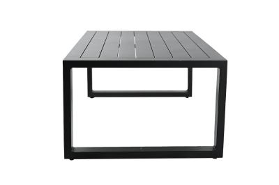 Design clássico Mesa de jantar exterior de metal resistente