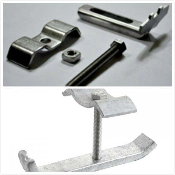 Зажимы Адвокатуры нержавеющей стали гратинг, крепежные детали Адвокатуры заварки замыкающей плиты гратинг