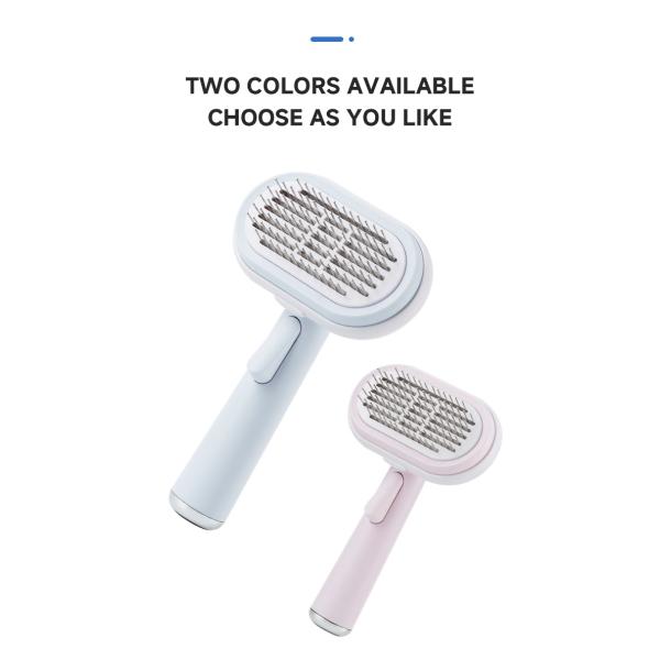 Hair Dematting Pin Comb Pet Grooming Kit Self Cleaning Slicker Brush Shedding Tool