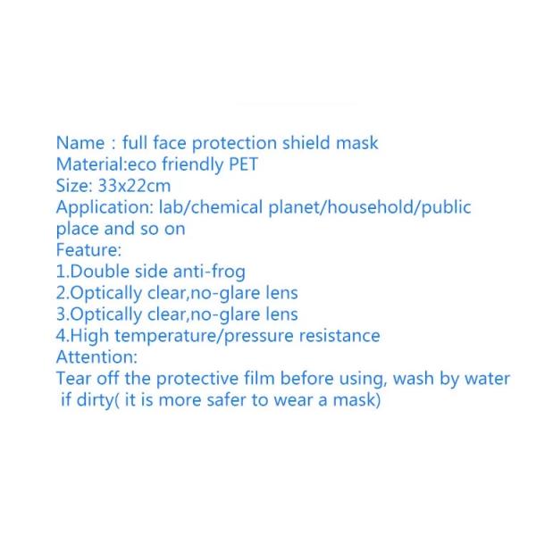 Polycarbonate Material Medical Safety Goggles Impact Resistant Transparent