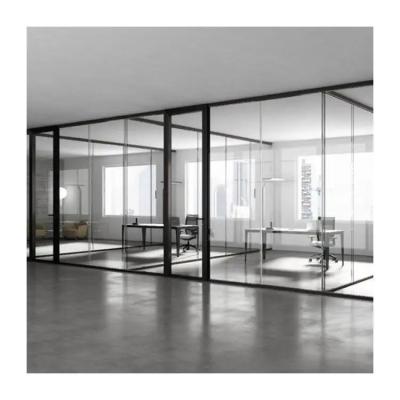 Waterproof Glazed Aluminum Curtain Wall Glass Facade External Inside