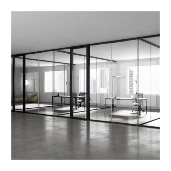 Waterproof Glazed Aluminum Curtain Wall Glass Facade External Inside