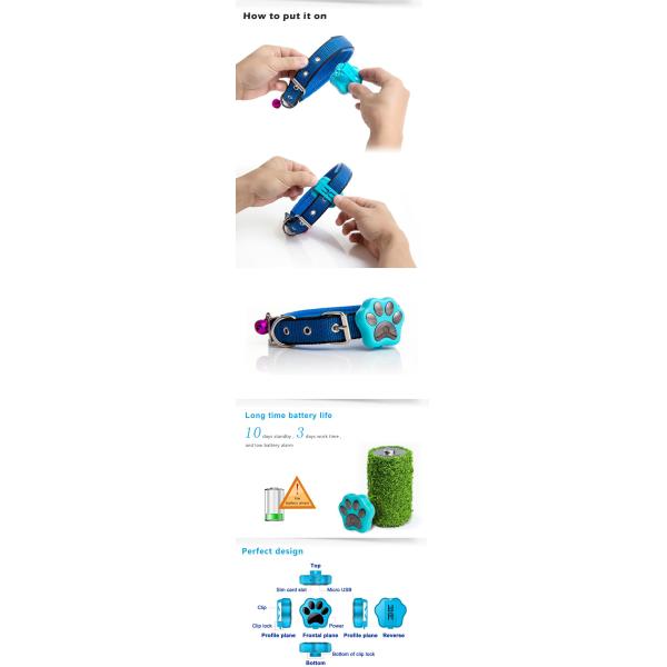 Reachfar rf-v30 2016 cheap mini waterproof wifi anti-lost pet gps tracker inside sim card