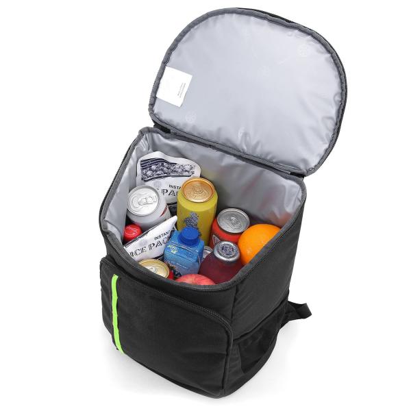 Portable 30 Cans Insulated Backpack Cooler Bag For Food Transport Large Capacity