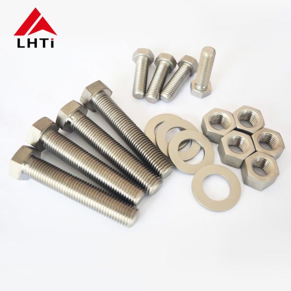 Titanium Alloy Hex Head Bolts Screw Gr5 M5 M6 M8 Low Magnetic Permeability
