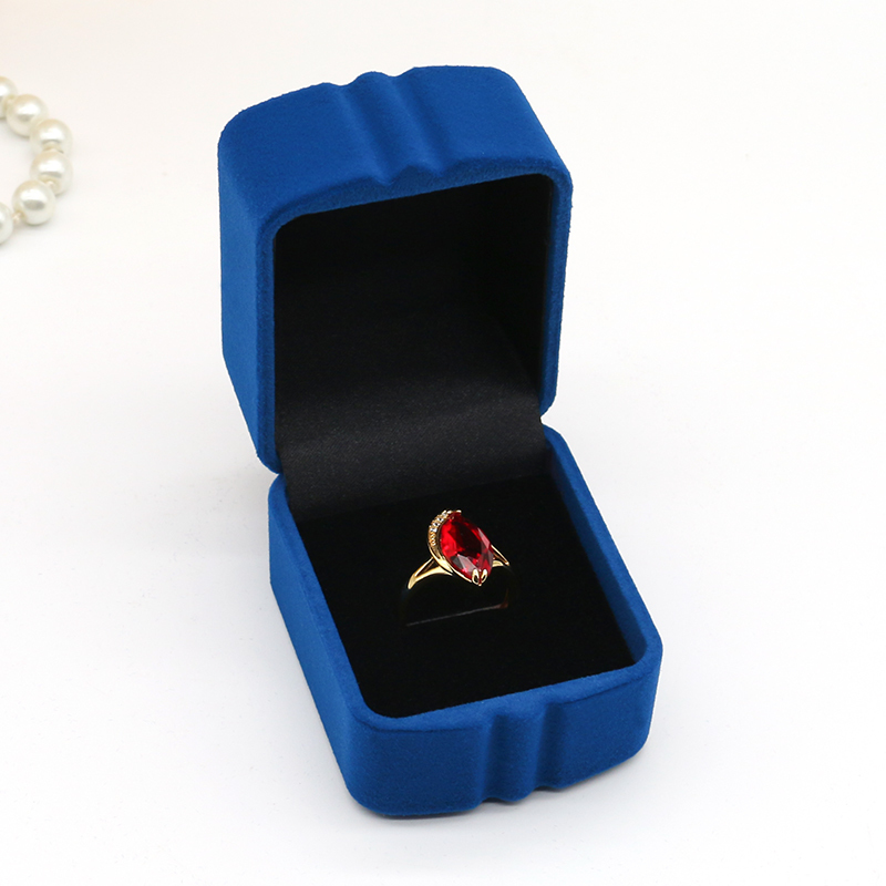 Luxury Velvet Jewellery Box For Earrings Rings Necklaces Custom Colour