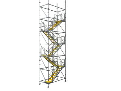 1500X3000mm safe and convenient Ring-lock Scaffolding Stair Towers