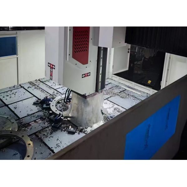 6000x3900x2700mm Overall Size CNC Gantry Metal Drilling Machine 70mm Max Drilling Diameter