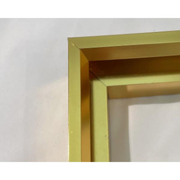 Aluminium Alloy Frame Wall Mirror Bright Gold Aluminum Frame for Picture