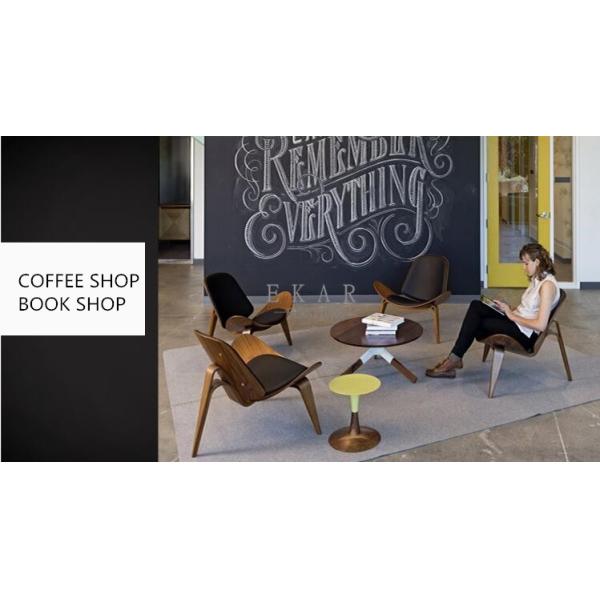 Italy Latest Design Solid Wood Home Coffee Shop Lounge Leisure Chair