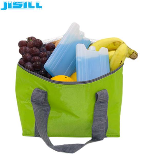 Blocos de gelo isolados do almoço dos sacos das crianças que refrigeram o gel com espessura de 1.8cm