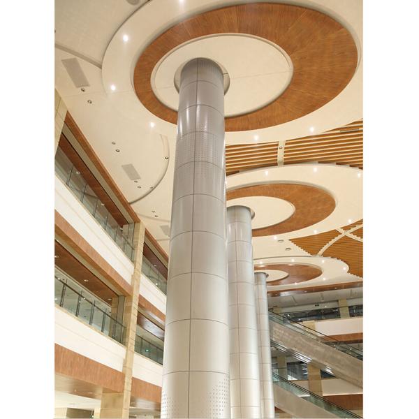 shopping mall Aluminum Metal Ceiling Maximum 5000mm Panel Length Solid Cladding Panel Or Facade
