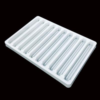 ESD Safe PET Blister Packaging 10-Pack Clear PET Lid & White PET Tray for Electronic Ballasts