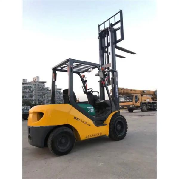 2tons 3t 5t 3000kg TCM Komatsu Forklift Japan ISUZU Engine with 2 Stage/3 Stage Mast