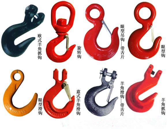 Alloy Steel 3/4 Inch Forged Lifting Swivel Hooks Quenching