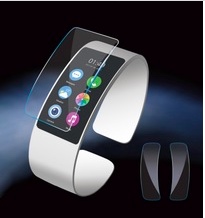 Le produit électronique protègent le verre de couverture de saphir pour l'écran de Smart Watch