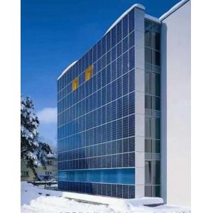 Customisable Photovoltaic Glass Curtain Wall Maximizing Energy Generation and Flexibility