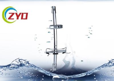 Bright Surface Adjustable Shower Riser Rail Kit , 60CM Long Shower Head Rail Kit