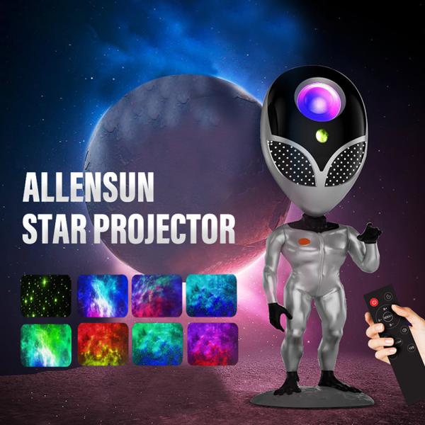 USB Alien Shape Smart Sky Galaxy Star Projector With Remote Control