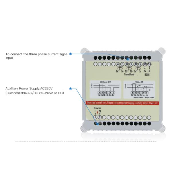 3 Phase Digital Ampere Meter Current Meter Rs485 Modbus Meter