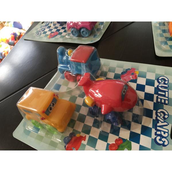 BPA free Vinyl Pullback Racer Cars toy, PVC Cars pull-back vehicle toy