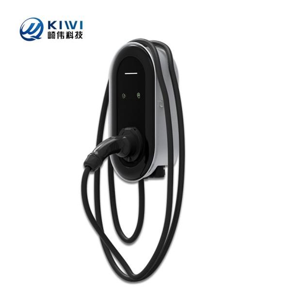 GB/T Carregador de veículos elétricos montado na parede OCPP 7kW EV Nível 2 Estação de carregamento rápido Carregador de veículos elétricos montado na parede 32A