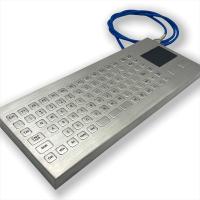 IP67 / IK07 Clavier en acier inoxydable intégré TouchPad imperméable à l'eau imperméable à la poussière Clavier industriel en métal sur mesure Clavier minier -40°C
