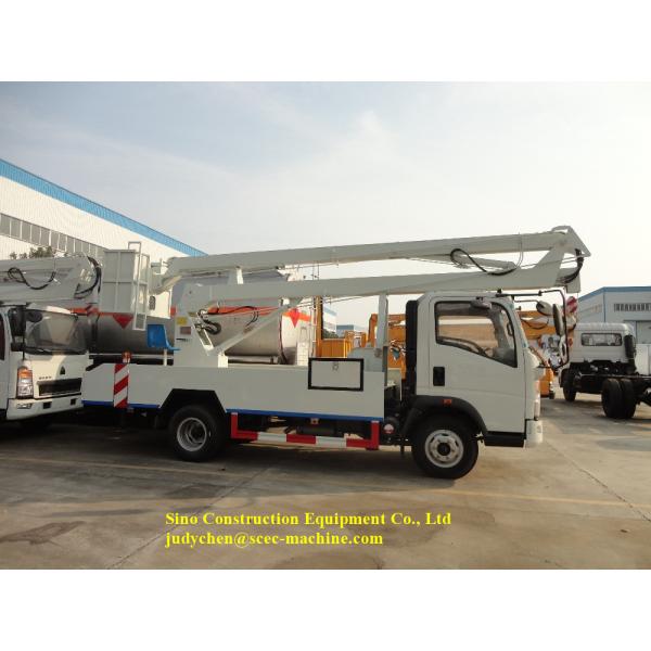 Light Chassis Truck Mounted Aerial Work Platform 18m 360 Degree Rotating