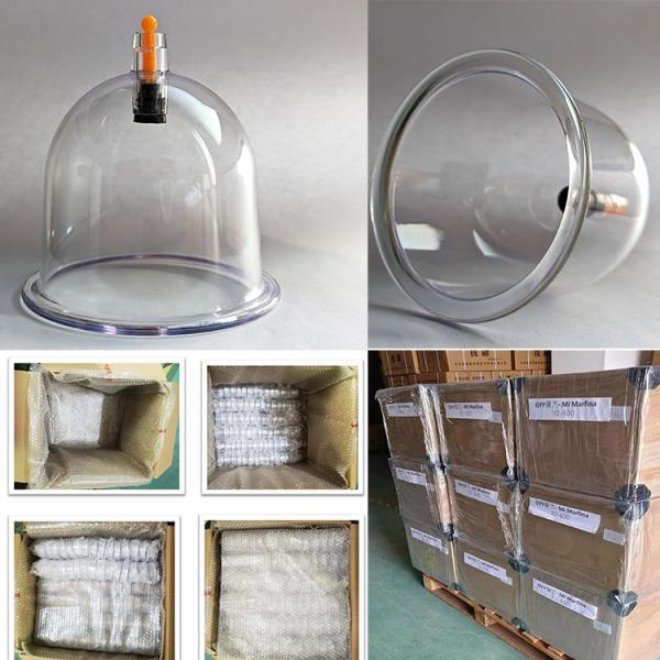 High Transparency 500 Y3 MIX Disposable Hijama Cupping Cups for Body Massage Therapy