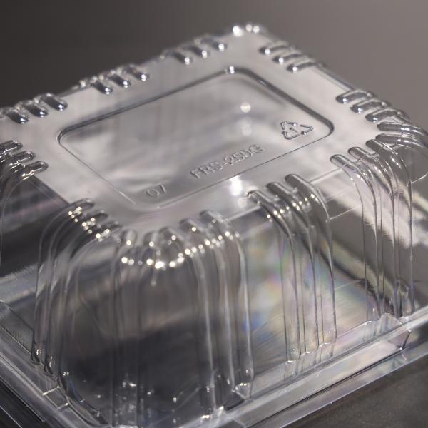 Eco Friendly PET Rectangular Food Storage Containers With Lids Freezer Safe