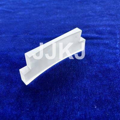 Sapphire óptico em forma de arco de cristal único de moagem fina Sapphire Al2O3