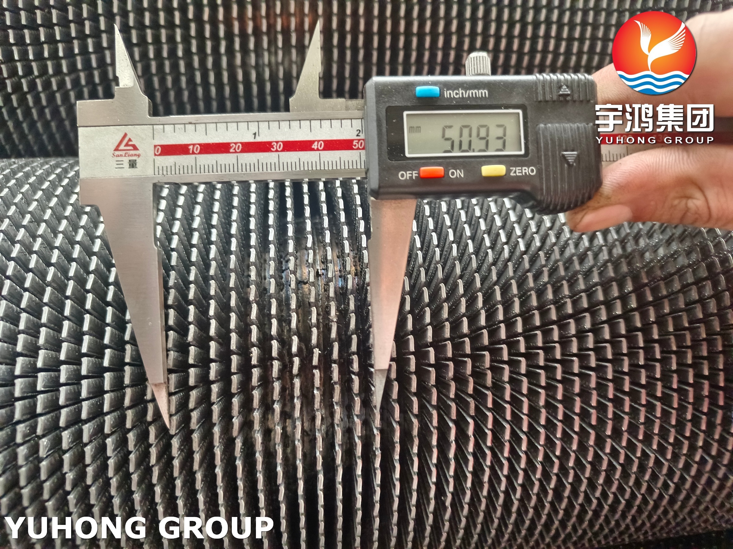 ASTM A312 TP304H Helical Serrated Fin Tube with 304H Fins For HRSG Evaporators