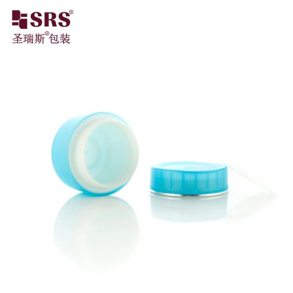 SRSI Des pots en plastique à finition mate et élégante Idéal Emballage en PP semi-translucide pour les crèmes pour les yeux Les gels pour le visage Les délices de soins de la peau