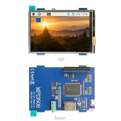 3.5 Inch HDMI LCD Display 480x320 Resolution TFT Resistive Touch Screen