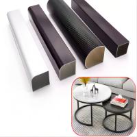 Silver Black 6061 Anodized Aluminum Rectangular Tube Round Tube