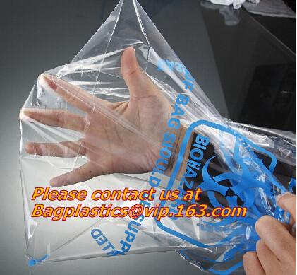 Safe Disposal, biohazard labeling, Autoclavable Bag, Polypropylene, Disposable, clear transparent Disposal sack