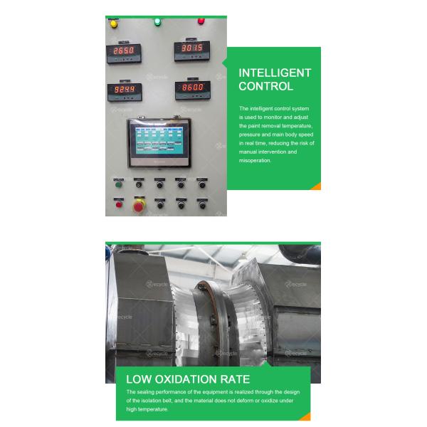 Переработка алюминиевых банок Печь карбонизации краски UBC непрерывная машина для декотации