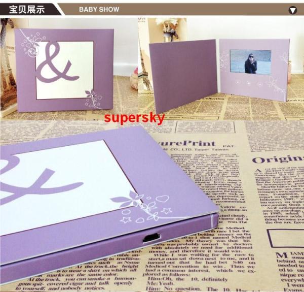 Promotional Digital Greeting Cards & Video Wedding Invitation Booklets With Touch Screen