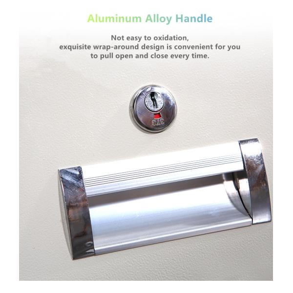 Knock Down Steel Double Door Locker Clothes Storage Rust Resistance