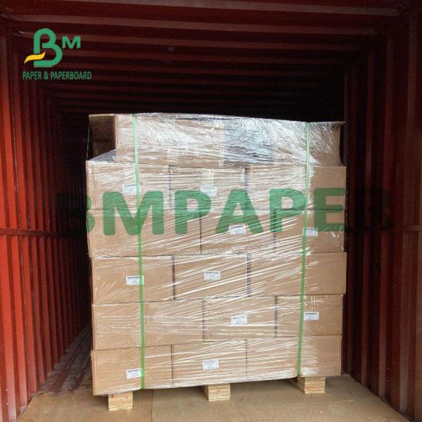 Material branco de pouco peso da polpa do Virgin do rolo 50gsm 53gsm do papel de ligação