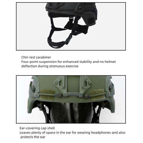 Foam Padding Helmet Military Ballistic Armor Aramid Fibre Adjustable