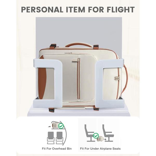 Flight Approved Carry On Perfect for College Hiking Overnight Travel Bag with 17.3inch Laptop Compartment