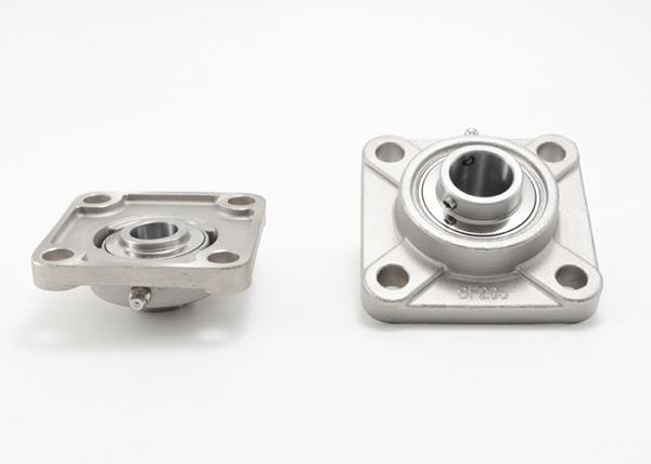 Flange Mounted Stainless Steel Pillow Block Relubricatable 4 Holes Bearing Housing SUCFX05