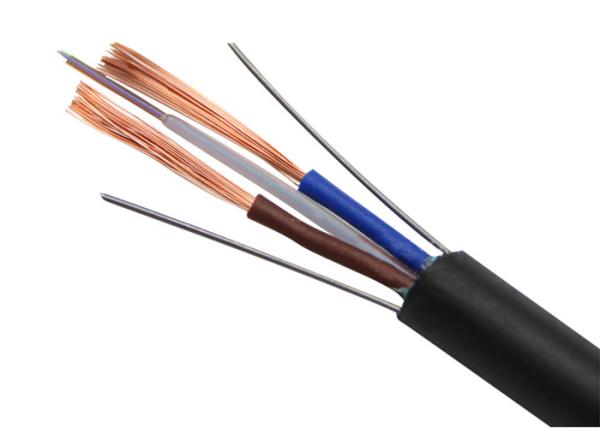 RoHS GDTS Hybrid Fiber Copper Cable / FTTH Telecom Hybrid Optical Cable