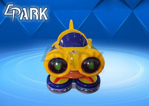 Electronic coin operated multi color plastic kiddie ride EPARK kids entertainment spaceship kid's ride on machine