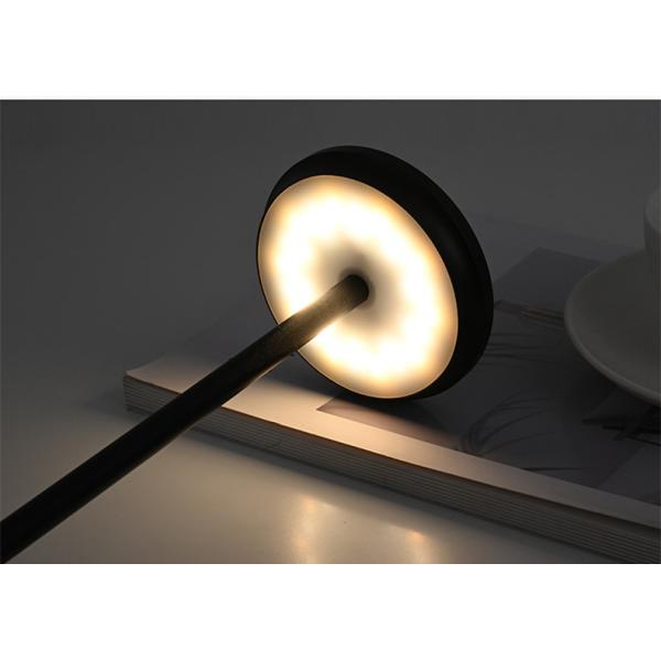 Gold Silver Black Aluminium LED Cordless Restaurant Table Lamp with 180LM Luminous Flux